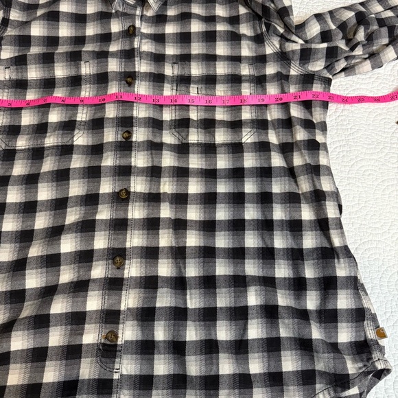 Carhartt Black and White Casual Button Down Cotton Shirt - Picture 9 of 10